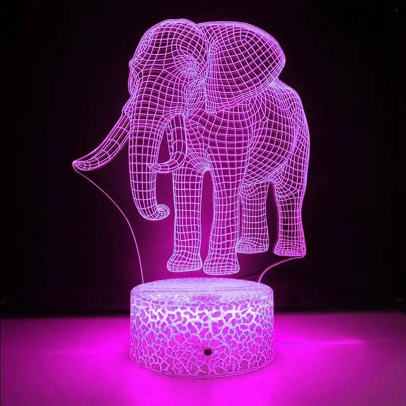 3DTrunk - lampka do złudzenia przypominająca słonia