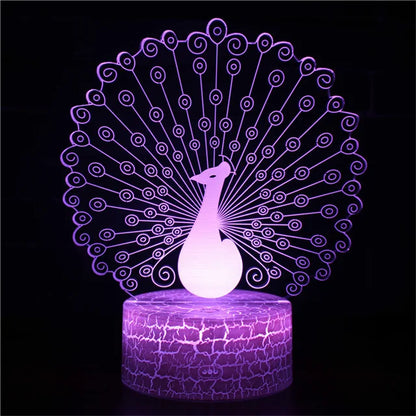 MagicColor - wymarzona lampka nocna Peacock