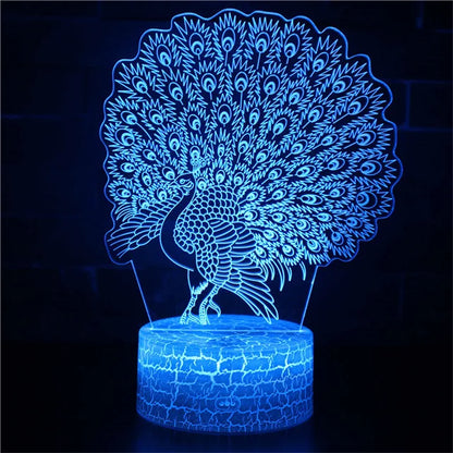 MagicColor - wymarzona lampka nocna Peacock