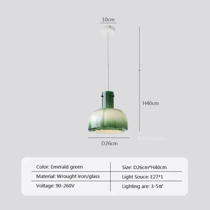 MedievalSimplicity - Lampa wisząca wykonana ze szkła