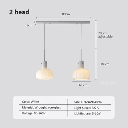 MedievalSimplicity - Lampa wisząca wykonana ze szkła