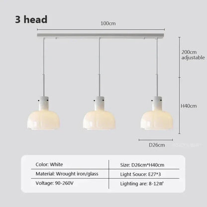 MedievalSimplicity - Lampa wisząca wykonana ze szkła
