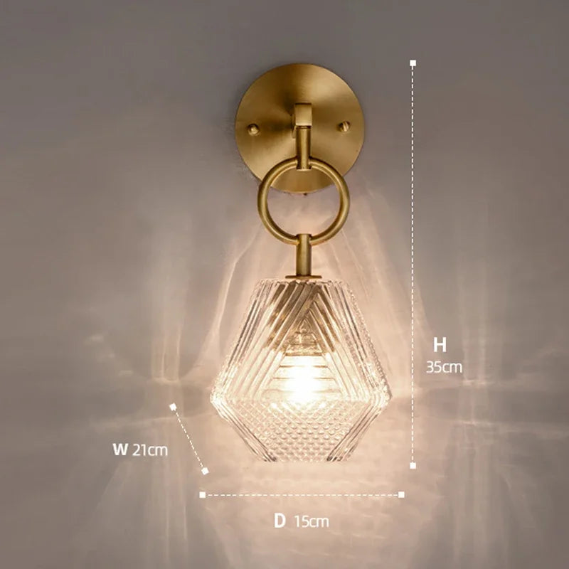 NimbusAurora - Lampa ścienna wykonana ze szkła