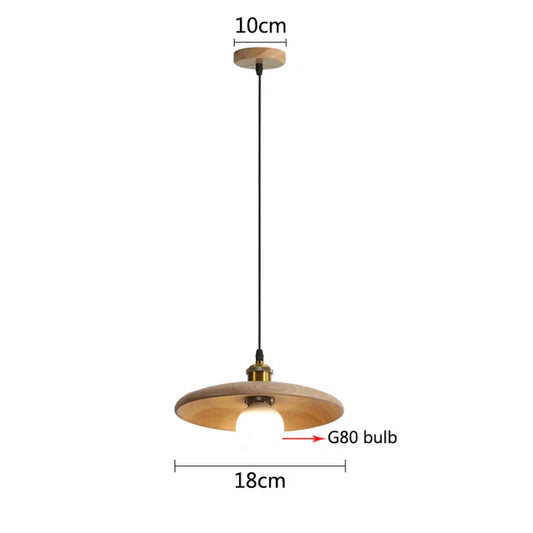 NordicNimbus - nordycka lampa wisząca wykonana z drewna