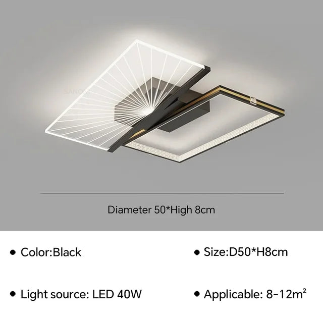 LuminaNordic - skandynawska lampa sufitowa LED