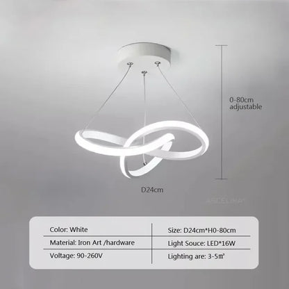 NordicBloom - skandynawska lampa sufitowa LED