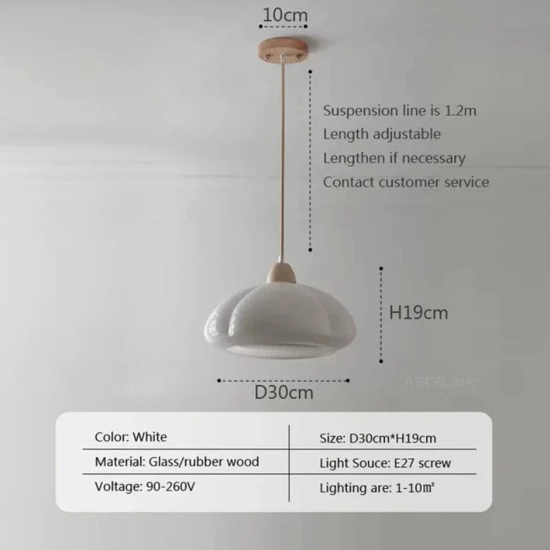 MedievalLuxe - Kremowa lampa wisząca