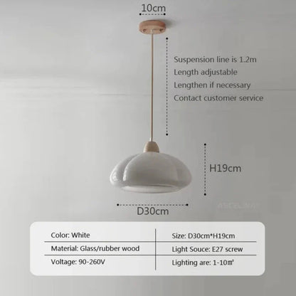 MedievalLuxe - Kremowa lampa wisząca