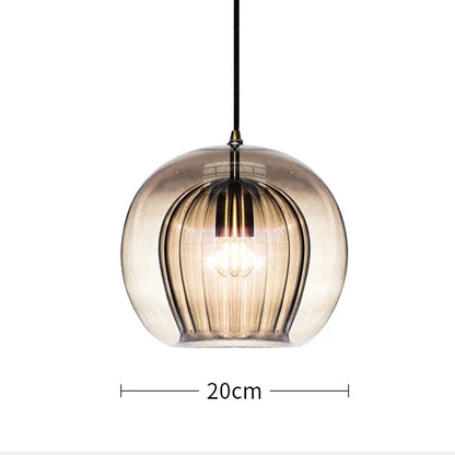 CrystalDroplet - Szklana lampa wisząca