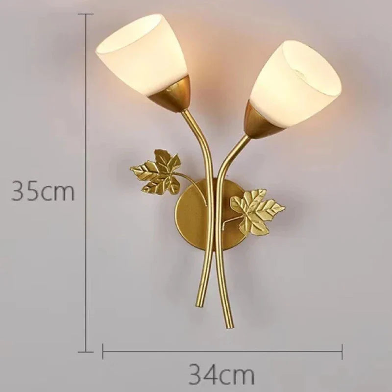 UrbanGlimmer - Żelazna lampa ścienna do korytarza