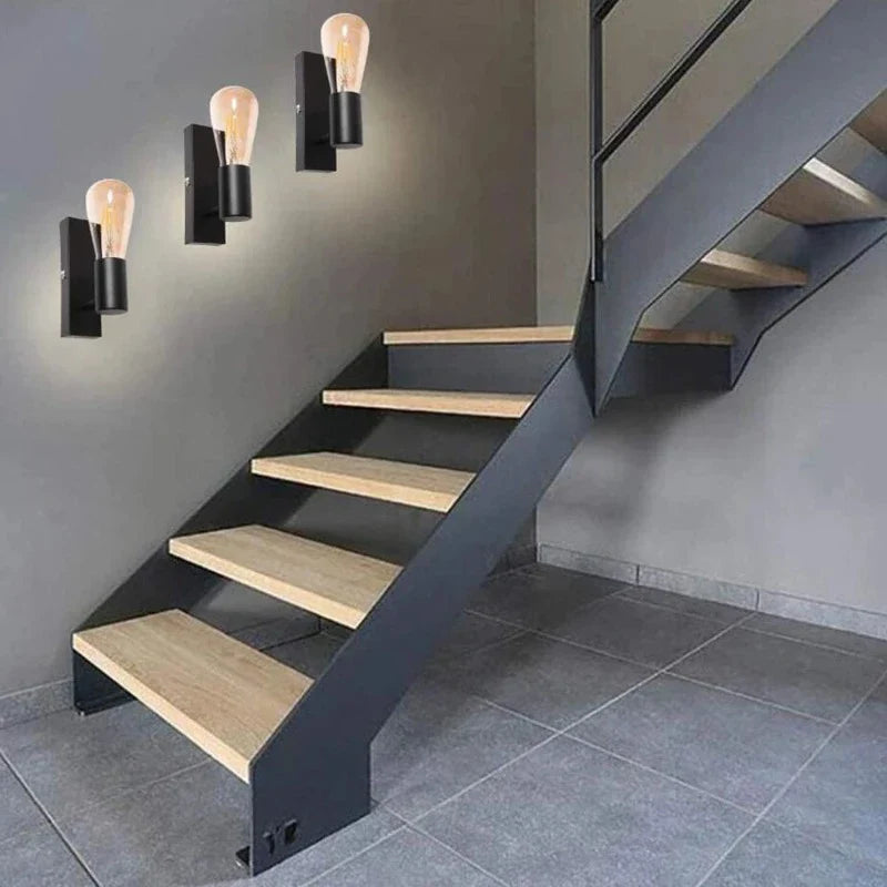 DownyLumina - Lampa ścienna w stylu vintage