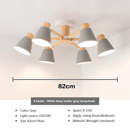 LuminaWood - lampa z litego drewna