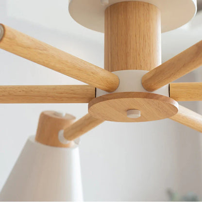 LuminaWood - lampa z litego drewna