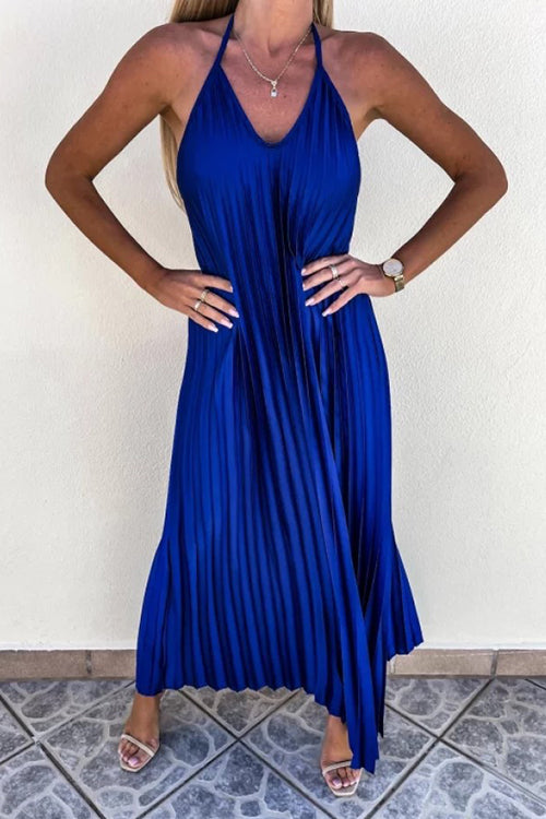 LB | Breeze plisowana sukienka maxi