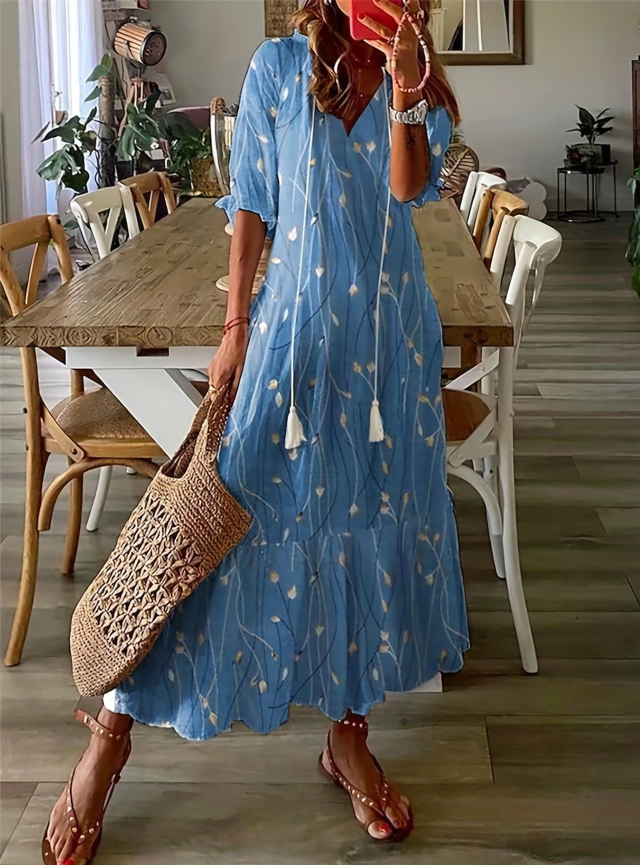 LB - Letnia sukienka maxi dla kobiet - must-have