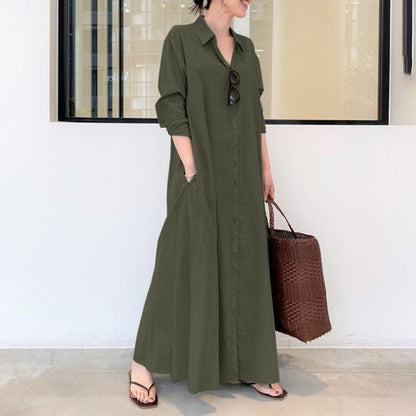 LB | Nowoczesna minimalistyczna sukienka maxi