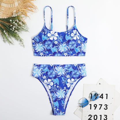 LB | Bikini w tropikalne kwiaty