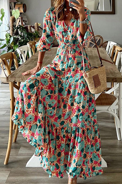 LB | Down The West Coast Bohemia Print Maxi Dress
