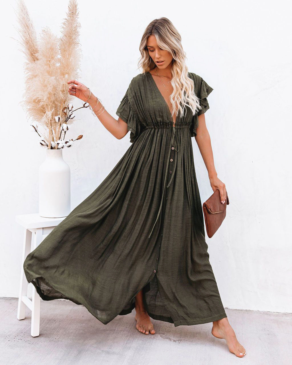 LB | Zwiewna sukienka maxi