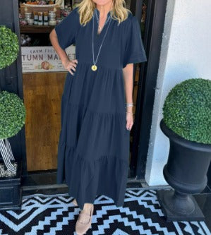 LB | Elegancka sukienka maxi zapewniająca styl bez wysiłku