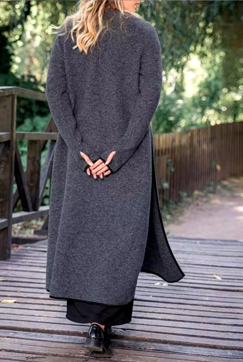LB | Przytulna sukienka maxi w warstwowym stylu