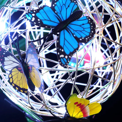 ButterBright - Wisząca lampa solarna motyl