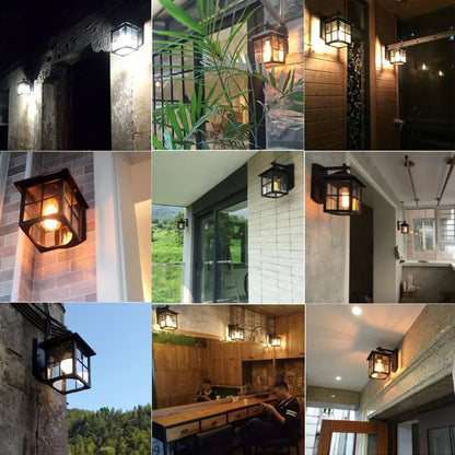 ClassicGlow - Lampa ścienna w stylu vintage