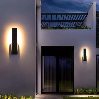 EcoScape - Minimalistyczna wodoodporna lampa ścienna