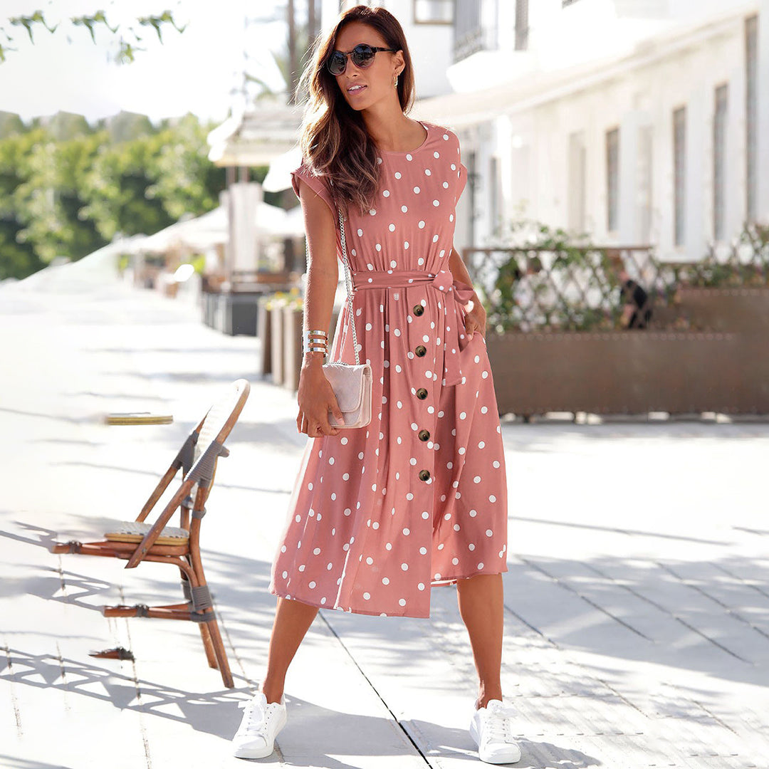 LB | Casualowa letnia sukienka midi