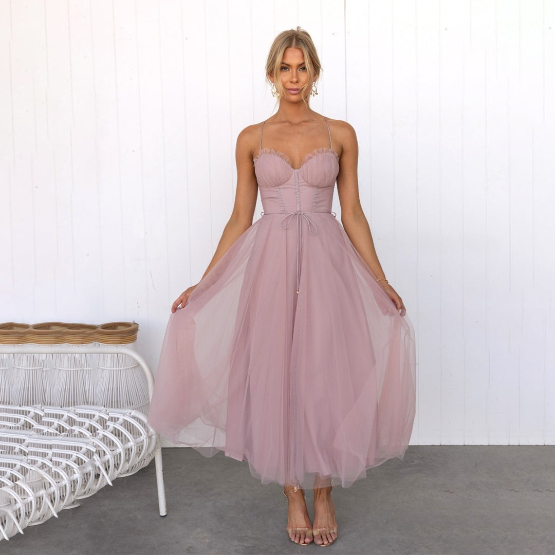 LB | Elegancka sukienka midi