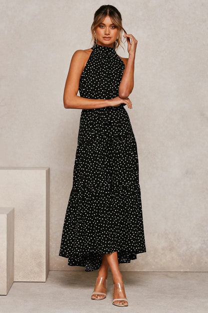 LB | Bohemian Maxi Dress damska w kropki