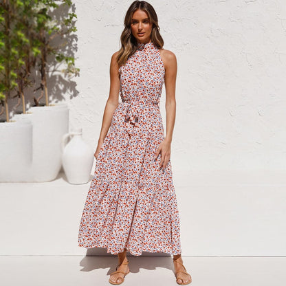 LB | Bohemian Maxi Dress damska w kropki
