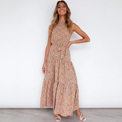 LB | Bohemian Maxi Dress damska w kropki