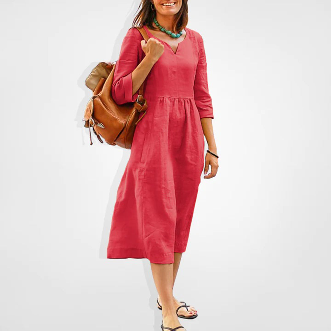 LB | Letnia sukienka midi