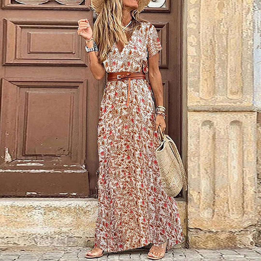 LB | Maxi sukienka Ibiza w stylu hippie + pasek GRATIS