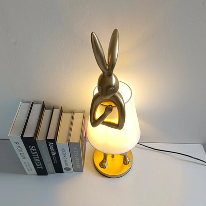 BunnyGlow - Lampy królicze wykonane z żywicy