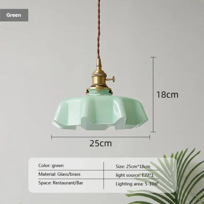 FrenchElegance - Mosiężna lampa wisząca