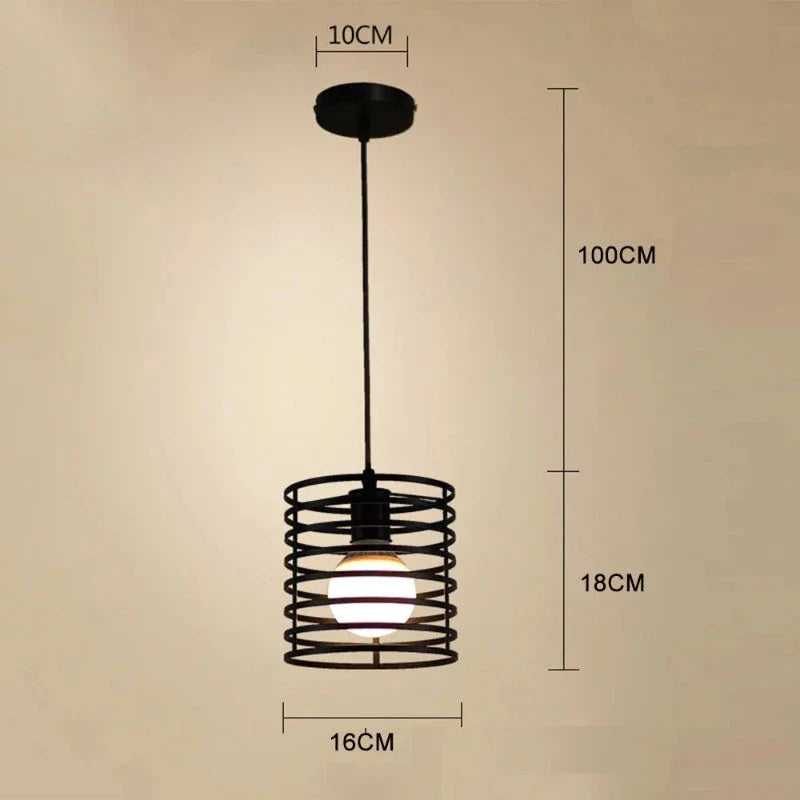 VintageEnthusiasts - Lampa sufitowa wisząca retro