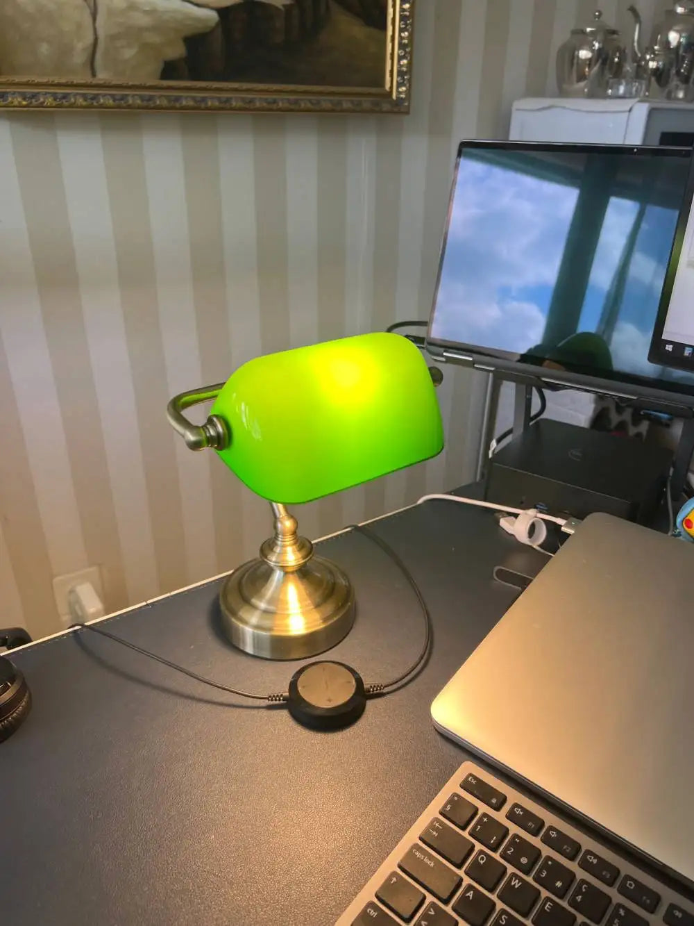 NostalGlow - Retro mini lampa biurkowa