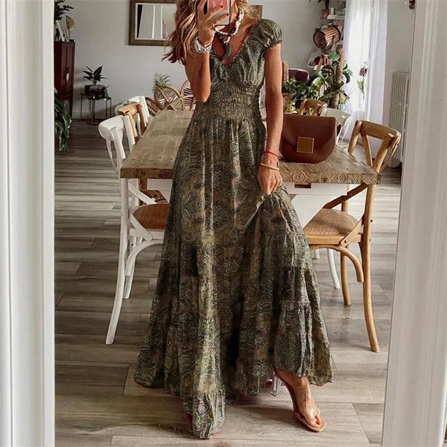 AS | Elegancka sukienka z elastyczną talią