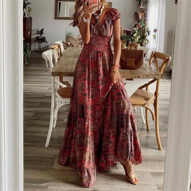 AS | Elegancka sukienka z elastyczną talią