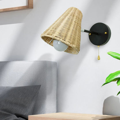 EcoLux - Obrotowa tkana lampa ścienna