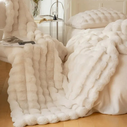 PlushCozy | Koc zimowy ze sztucznego futra