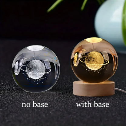 OrbIllume | 3D Planet Crystal Light