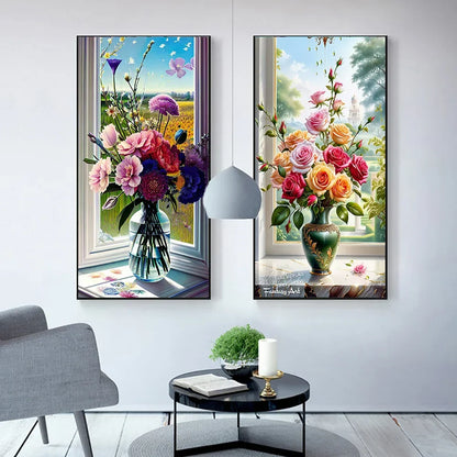 FloralFrame | Estetyczne obrazy przedstawiające kwiaty doniczkowe