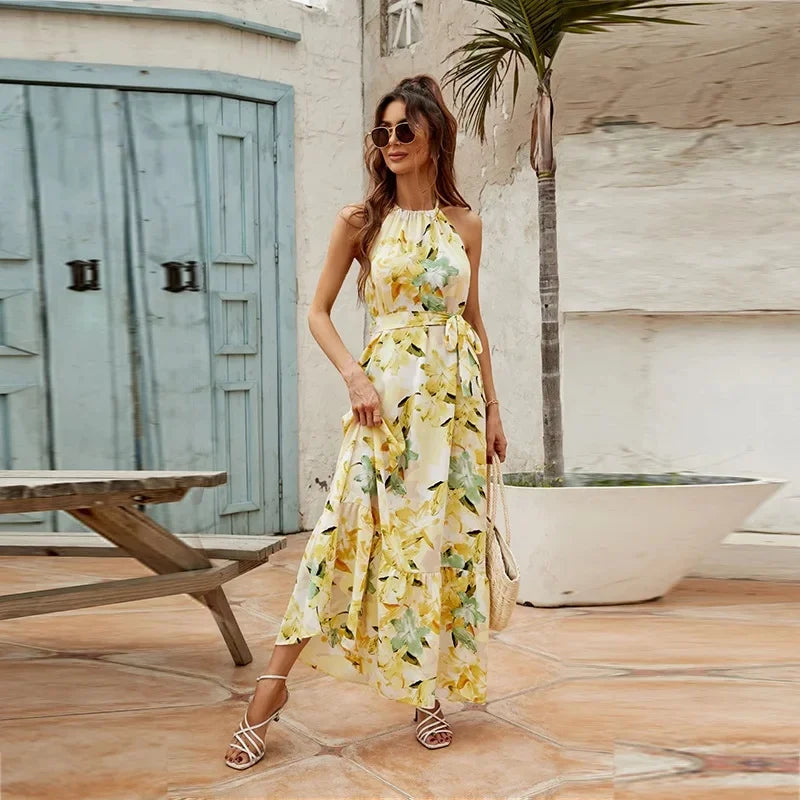 LB | Elegancka sukienka maxi