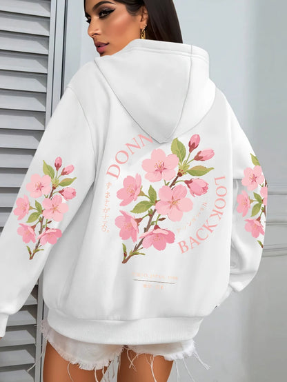 Stonowany i elegancki Bluza z kapturem