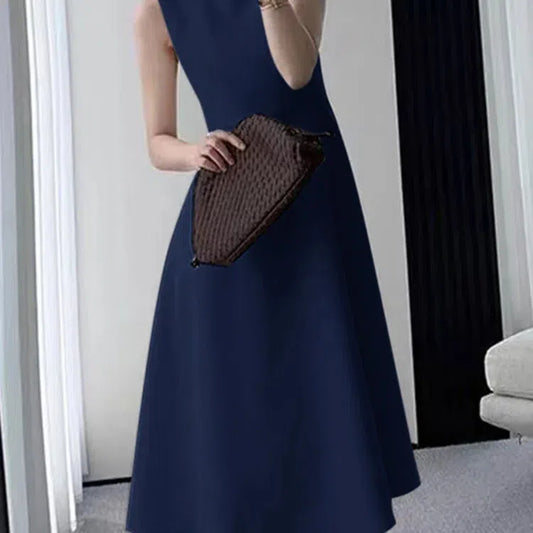 LB | ZANZEA Casual O-Neck Tank Midi Dress Women Elegancka letnia sukienka Sundress