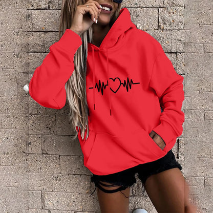 Fajny i swobodny Bluza z kapturem
