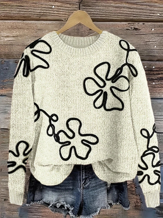 Stonowany i elegancki Sweter